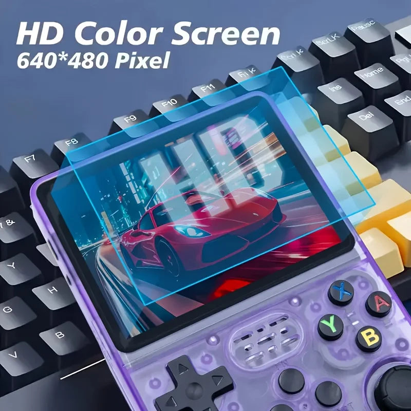 R36S Retro Handheld Game Console Linux System 3.5-Inch IPS HD 64G 20000+ Classical Games Portable Pocket Game Console