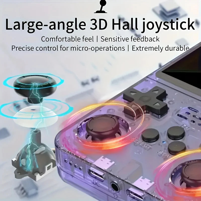 R36S Retro Handheld Game Console Linux System 3.5-Inch IPS HD 64G 20000+ Classical Games Portable Pocket Game Console